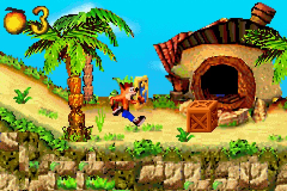 2д краш бандикут. Крэш бандикут 2. Crash Bandicoot 2d. Crash Bandicoot 2 n-Tranced GBA.