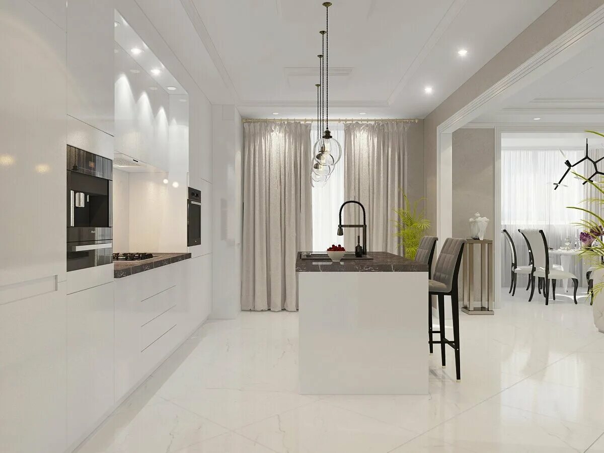 Дизайн белой кухни гостиной. Кухни гостиные в светлых тонах. Кухня гостиная в современном стиле белая. Кухня с гостиной в светлых тонах. Кухня гостиная светлая современная.