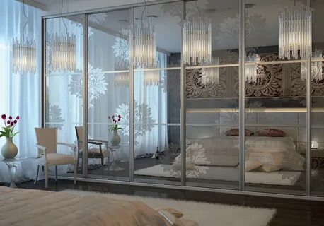 Зеркальные двери для шкафа купе