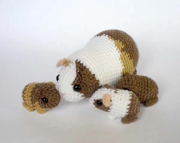 Crochet Pattern for Cake, Amigurumi Crochet Guinea Pig Instant Download PDF File