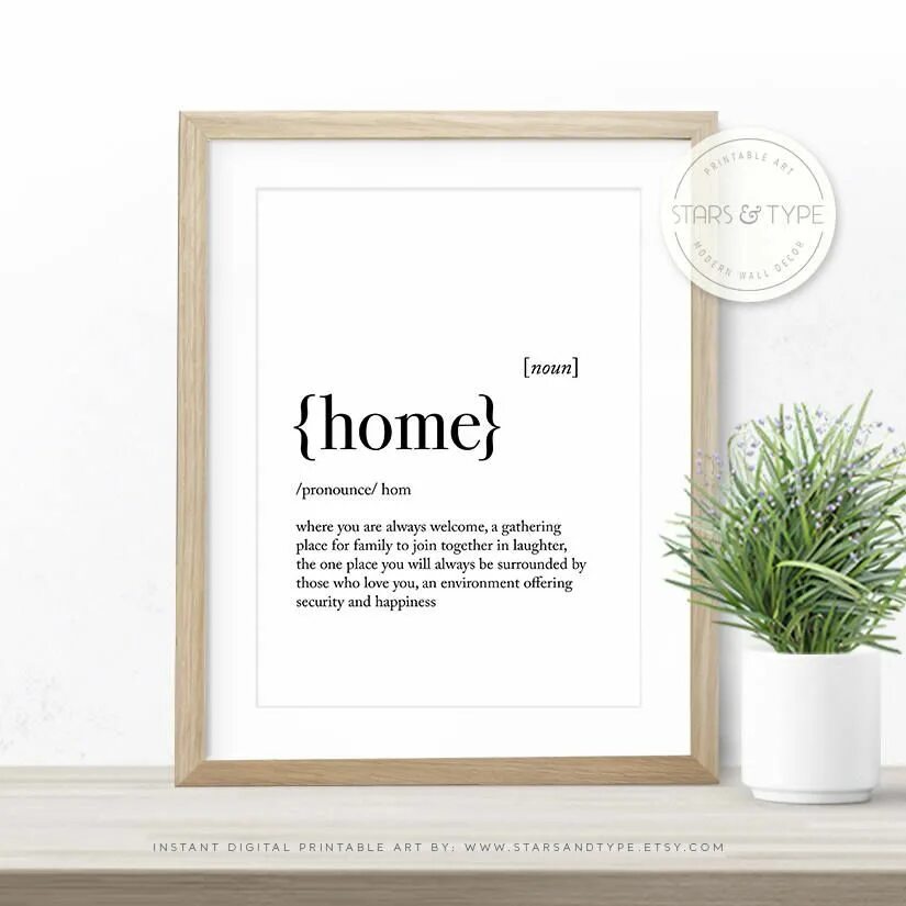 Always your type. Home is Dictionary. Home is where you are картина. Постер Home is not. Глоссарий дизайн.