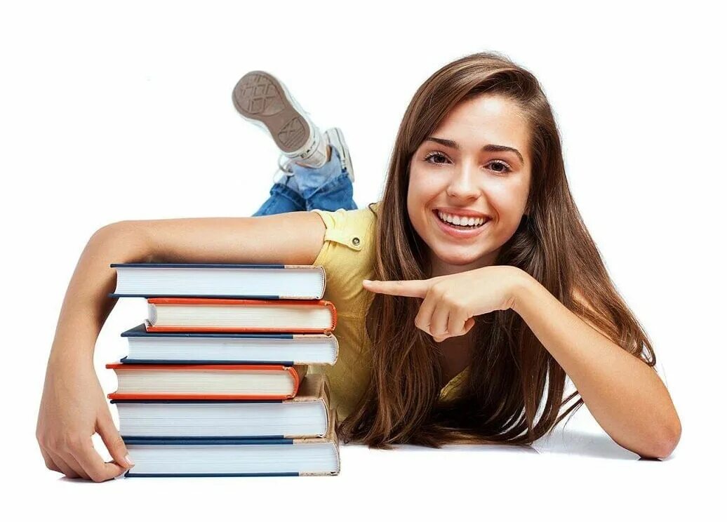 Читать доступна. Девушка с учебниками. Студент с книгами. Девушка с книжкой. Молодежь и книга.