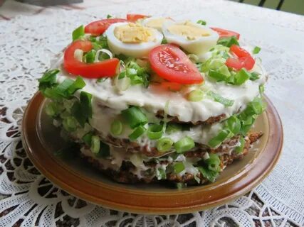 Торт из чеснока