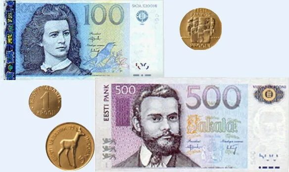 Эстонская крона 1992. Эстония 100 крон 1994. 500 эстонских крон. Купюры эстонии. Валюта эстонии до евро.