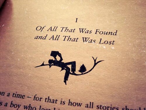 Losing and finding things. Lost and found things. the book of lost and found.