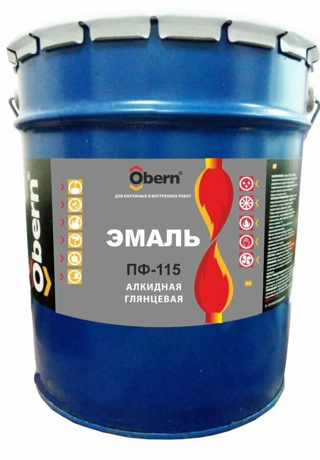 Пф 115 предназначена. Эмаль пф-115 алкидная универсальная. эмаль пф-115 серая 20 кг.