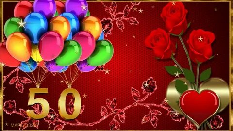 С днем рождения женщине 50 лет своими
