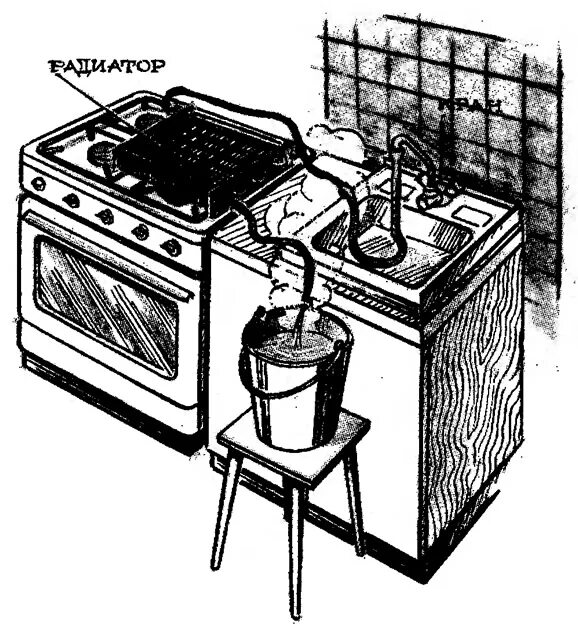 Отопление от газовой плиты. Нагреватель воды на газовую плиту. Водонагреватель на газовую плиту. Подогреватель воды на газовой плите.