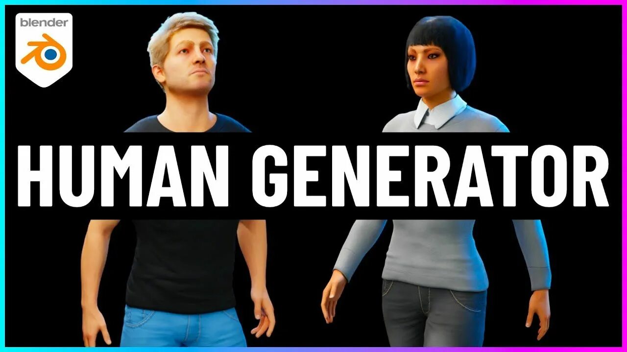 Human Generator. 3d Human Generator Addon. Human Generator Blender Kids. Human generation