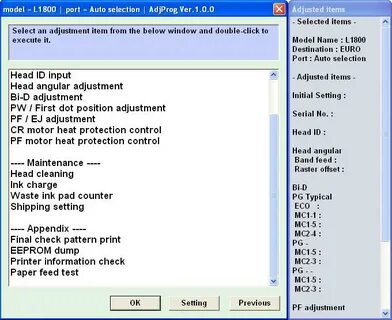 Auto selection