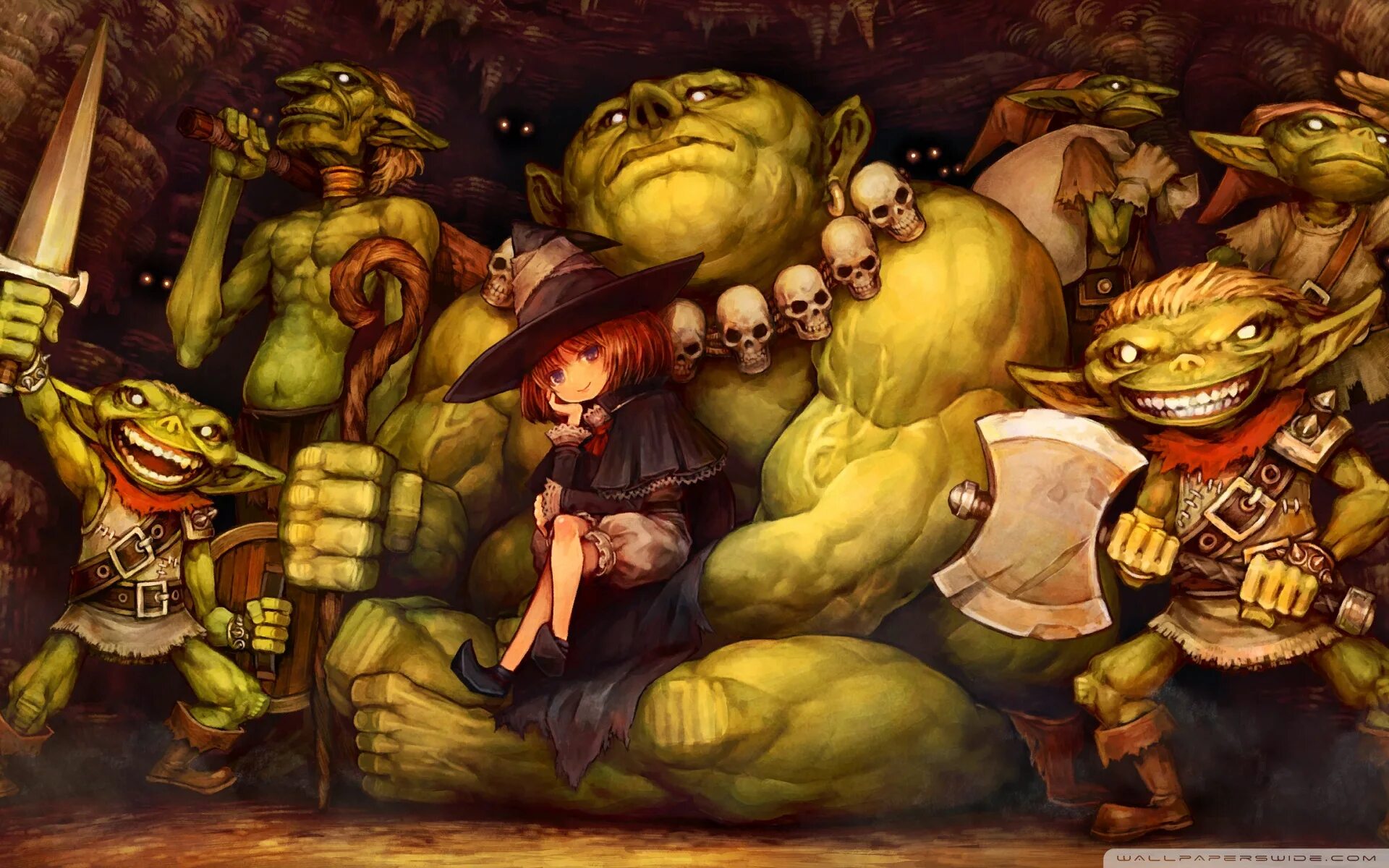 Dragon s Crown. Dragon’s Crown игра. Dragon s Crown Pro. Орки огры Тролли гоблины.