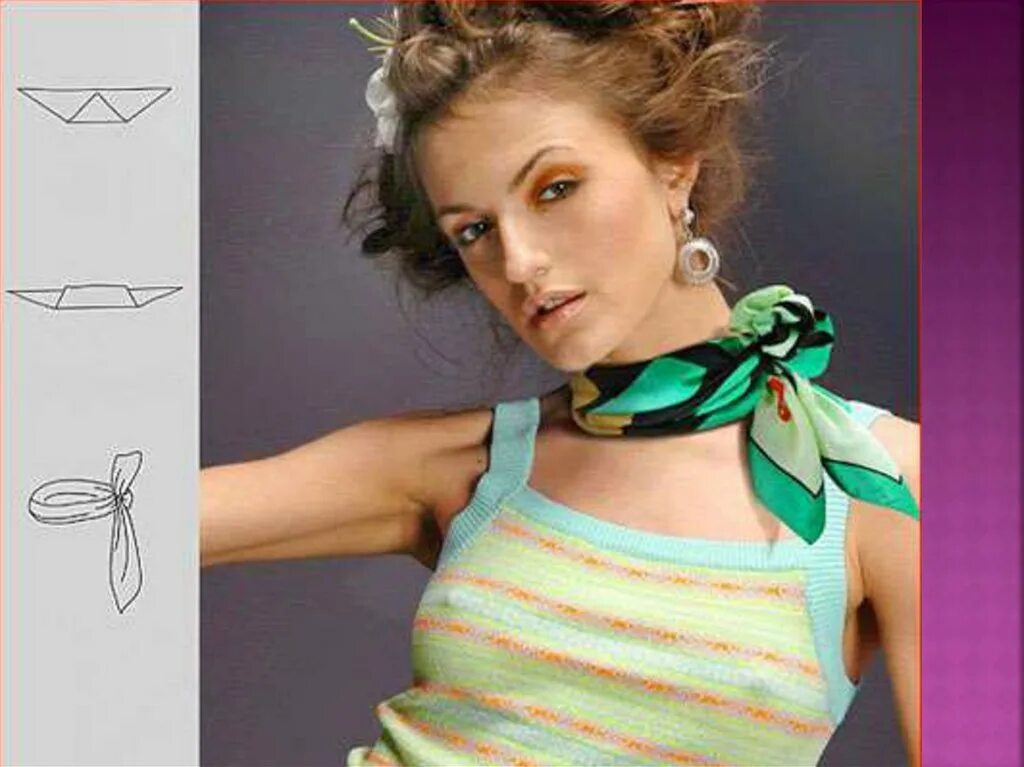 Красиво завязать платок на шее. Платок. Красивые платки. Повяжем платочек. Платок на шею.