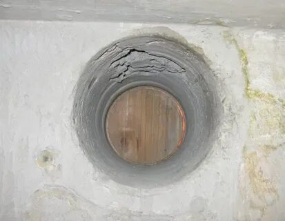 Отверстия большого диаметра в стене