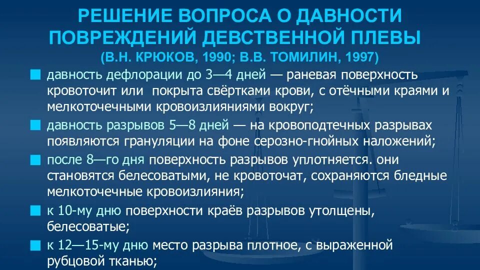 Давность повреждений судебная медицина. Судебная медицина Крюков 1990. Давность рубцов в судебной медицине. История развития судебной медицины презентация.