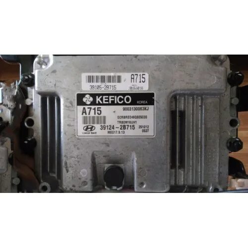 Блок управления двигателя hyundai solaris 1. 6. 39124-2b715. Эбу солярис 1. 6.