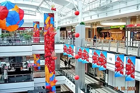 Цвета торговых центров