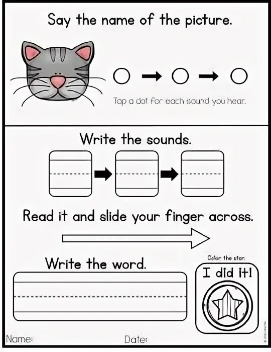Write across. Write across