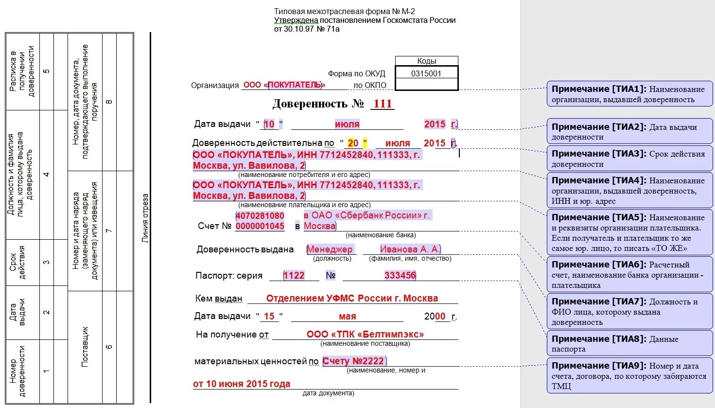 Образец заполненной доверенности. Доверенность м2 от ИП образец заполнения. Доверенность м2 пример заполнения ИП. Как заполняется доверенность формы м2. Доверенность формы м2 образец 2021.