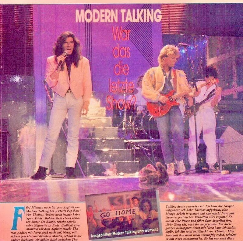 Группа Modern talking. Modern talking 80s. Публикации в Советской прессе о Модерн токинг. Peters Pop show 1987. LP.