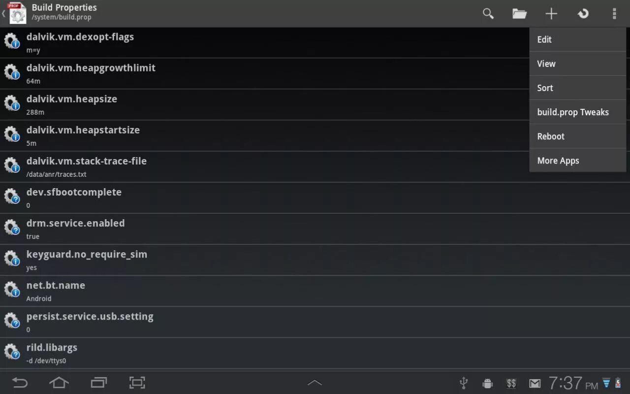 Android build System. Редактор в андроид версия 0.8.5.1. Build Prop Editor. App Builder Android download.