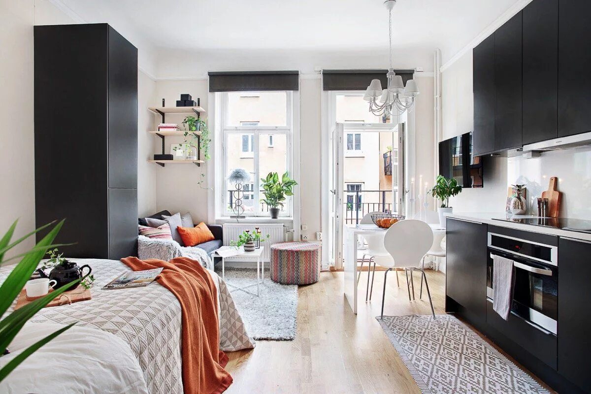 4 Small Studio Interior Designs That Give Little Places A Lift Studio interior, 