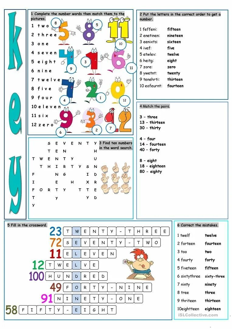 Put the numbers in order. Числа в английском языке worksheets. английский язык let&#039;s have fun with numbers. lets have fun with numbers ответы. числительные 20-100 worksheets.