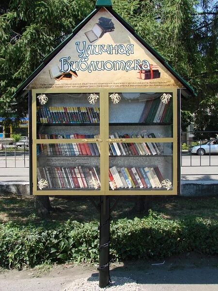 Работа библиотеки на улице. Библиотека на улице. Уличный книжный шкаф. Шкаф для буккроссинга уличный. Уличный книжный шкаф для буккроссинга.