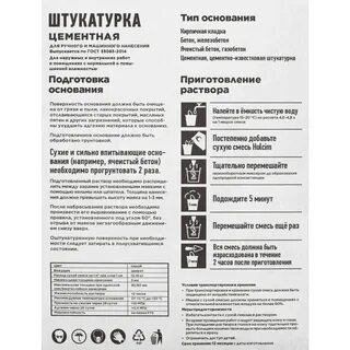 Какая цементная штукатурка лучше для работы