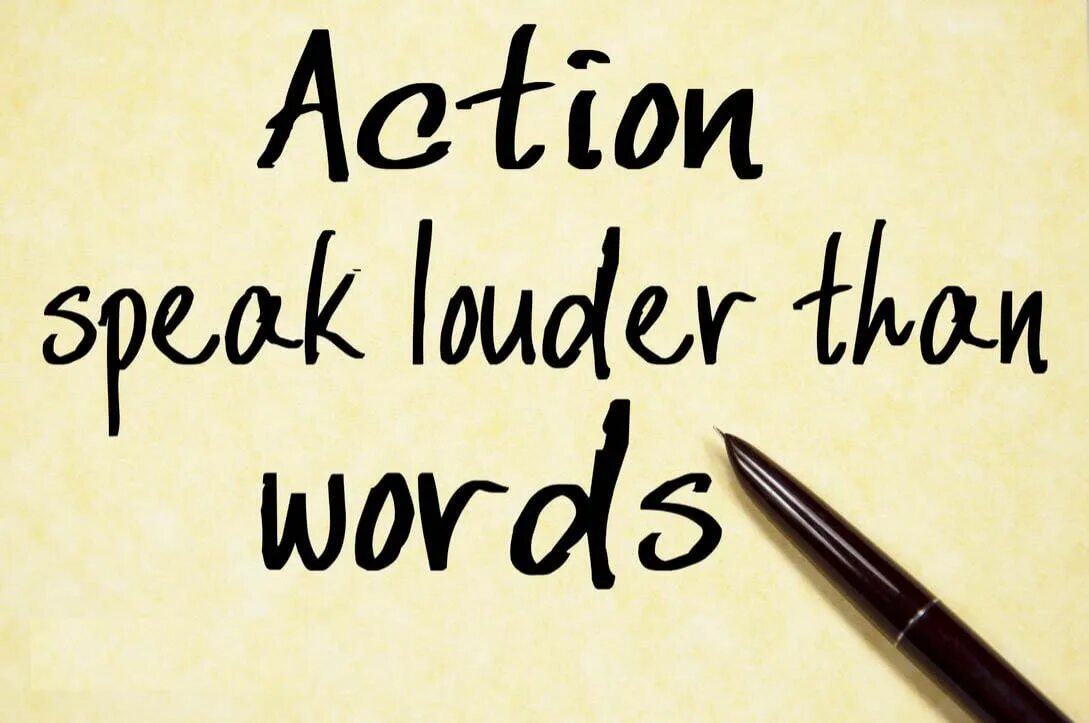 Actions are louder than words. Actions speak louder than words. actions speak louder than words illustration. actions speaking. actions speak louder clip.