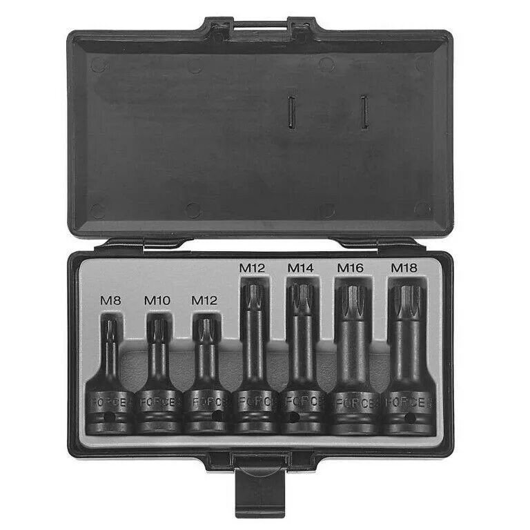 2 12 бит. Набор головок ударных 1/2″ spline. головка m18 spline force. ударные головки force 1/2 набор. spline бит m12.