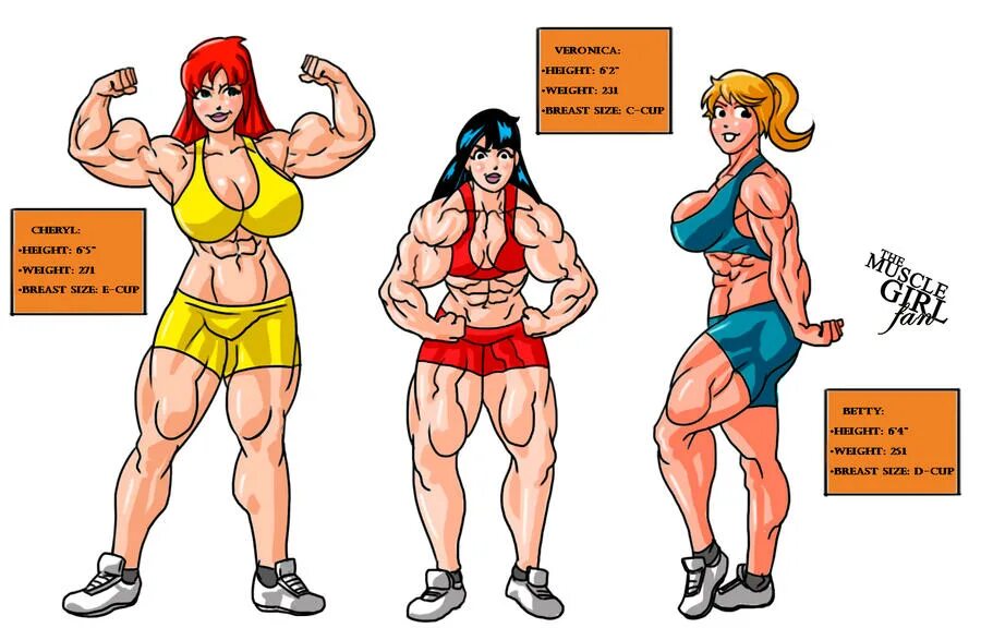 Большие мышцы у женщин. Female muscle growth комикс. Пауэр гёрл muscle growth.