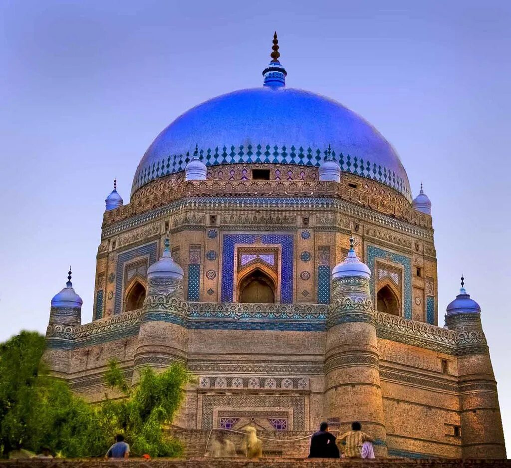 Шах алам. Tomb of Shah Rukn-e-Alam Мултан. Мавзолей шаха Рукн-и-Алама. Храм Булле. Multan City.