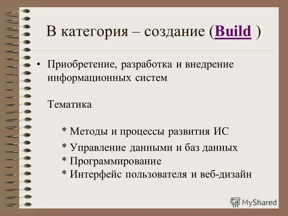 Создание категории. Создание категории