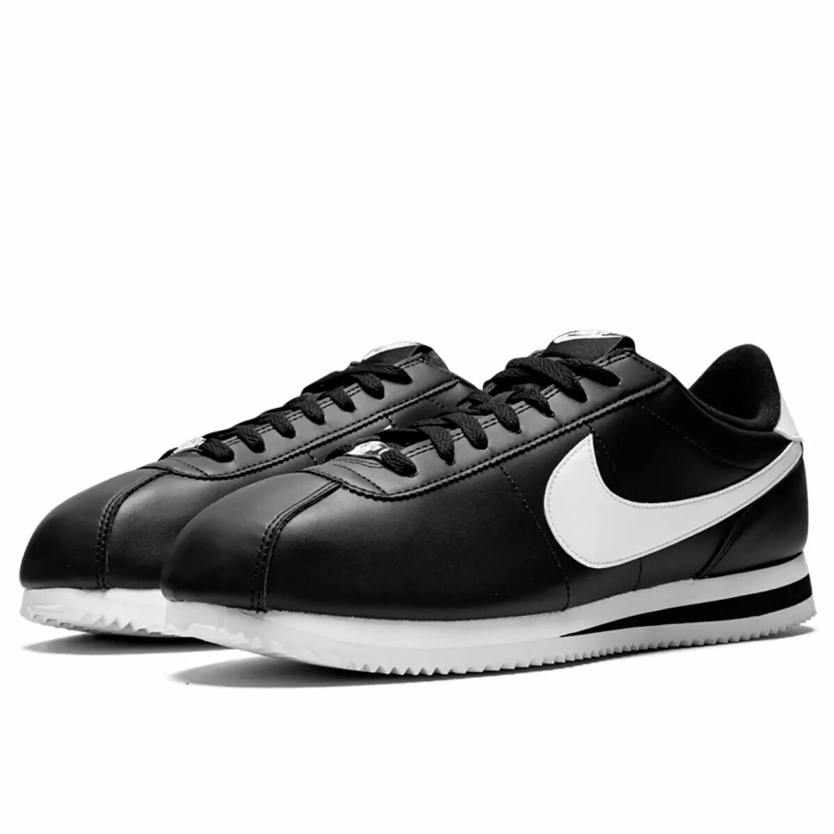 Купить кожаные кроссовки найк. 819719-012 Nike Cortez. Nike Cortez Classic черные. Nike Air Cortez черные. Nike Cortez Basic.