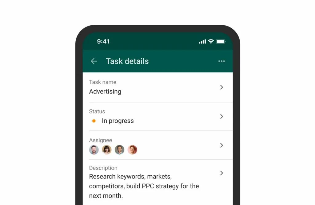 Tasks for details