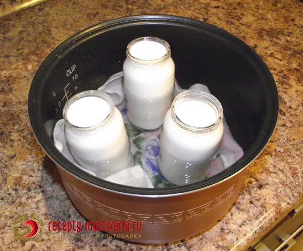 йогурт в мультиварке без баночек