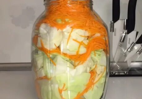 Рецепт засолки капусты кусками в банке