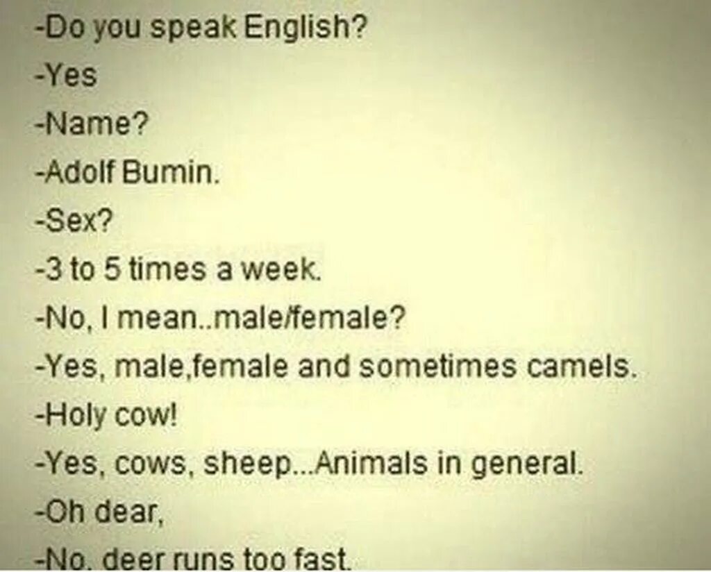 You know whom i speak of