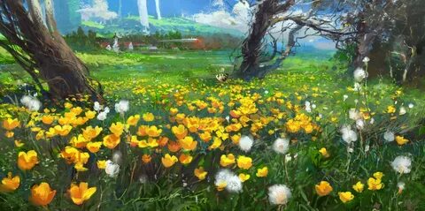 Outside the village