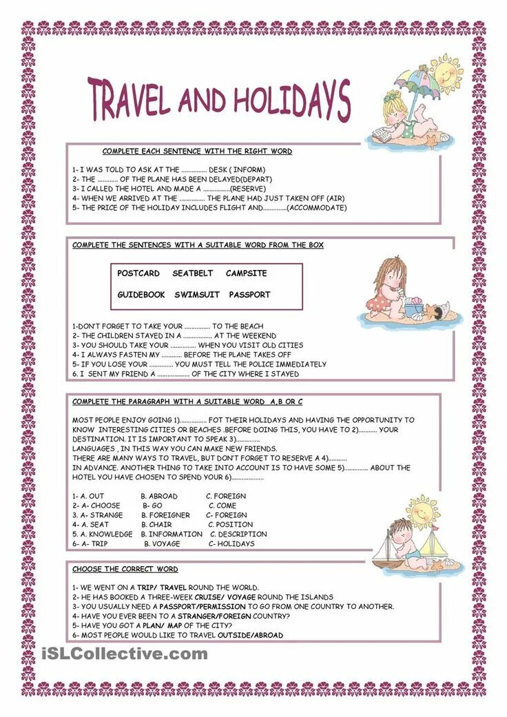 Путешествие worksheets. Complete the holiday activities. Complete the holiday activities. Holidays vocabulary. Holiday activities словарь.