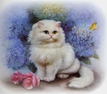 Красивые кошки картины