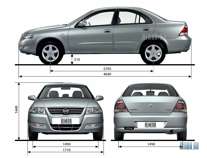 Кузов ниссан альмера. Nissan Almera Classic 2006 габариты. Ниссан Альмера н16 габариты седан. Nissan Альмера Классик габариты. Ниссан Альмера Классик ширина кузова.