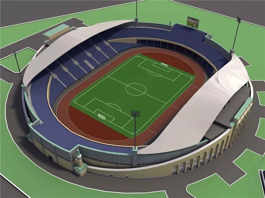 Форма стадиона имеет форму. Форма стадиона. Проект футбольного стадиона. Овальный стадион. Макет стадиона.