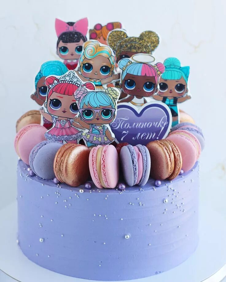 Картинки по запросу торты на заказ С КУКЛОЙ ЛОЛ Lol doll cake, Funny birthday ca
