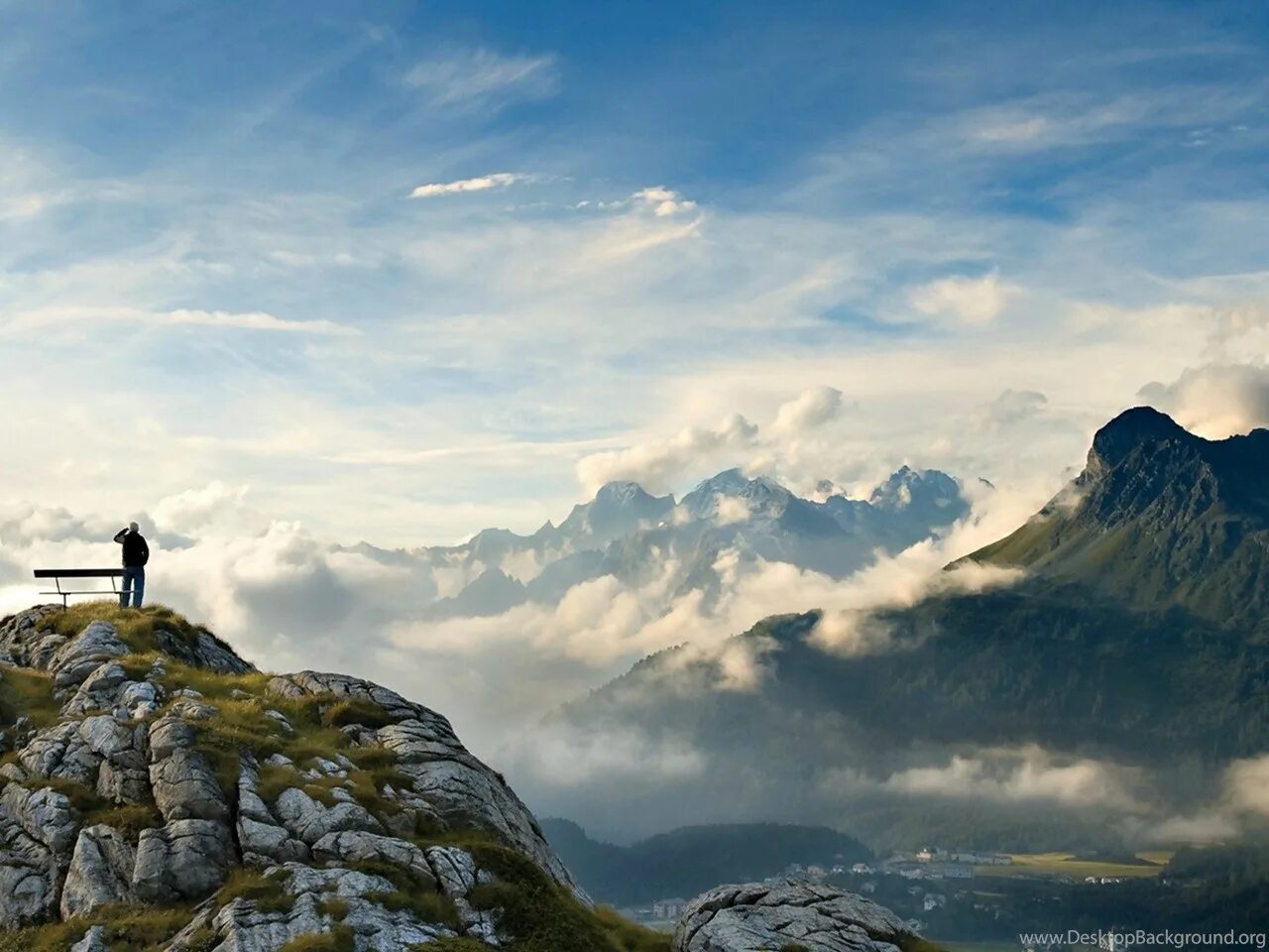 Up the mountain