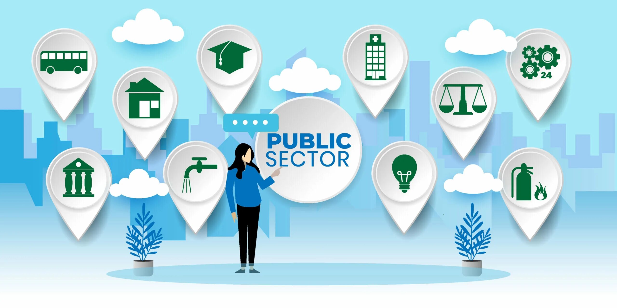 Sectors of public service. Governmental sector. Public sector Economics.