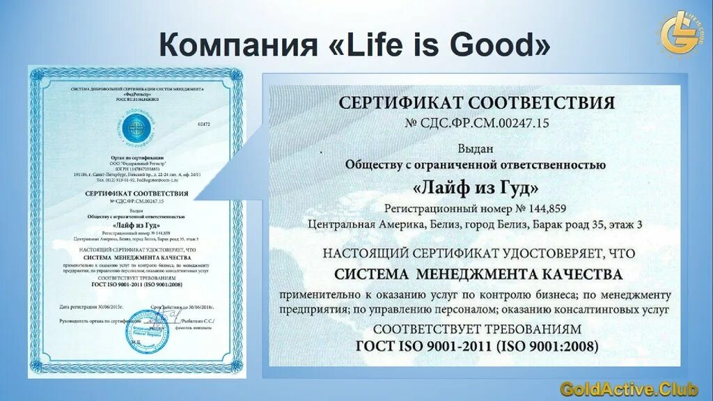 Что с судом по лайф из гуд. Сертификат компании. Сертификат фирмы. Life is good компания. Свидетельство о регистрации компании Life is good Ltd..