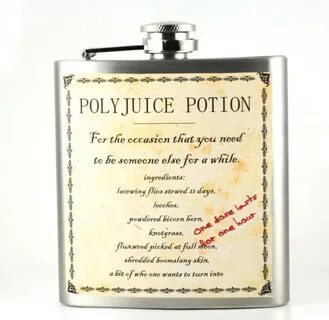 Harry Potter Muggle Polyjuice Flask Potions Unique gift for.