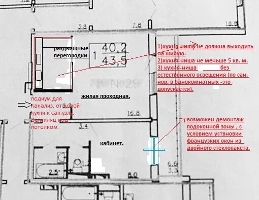 Можно ли перенести кухню в жилую. Можно ли перенести кухню в жилую
