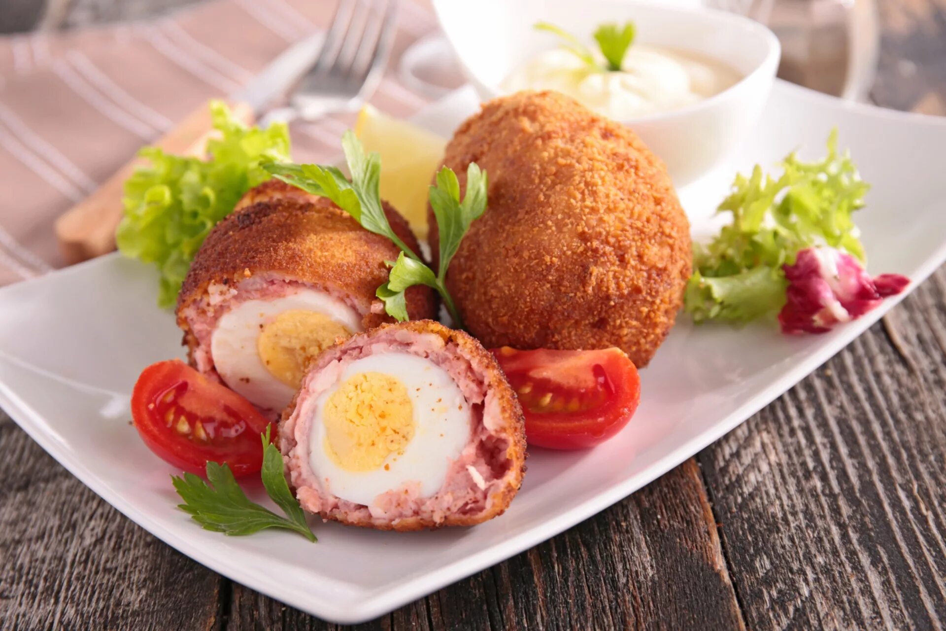 Котлеты из вареных яиц